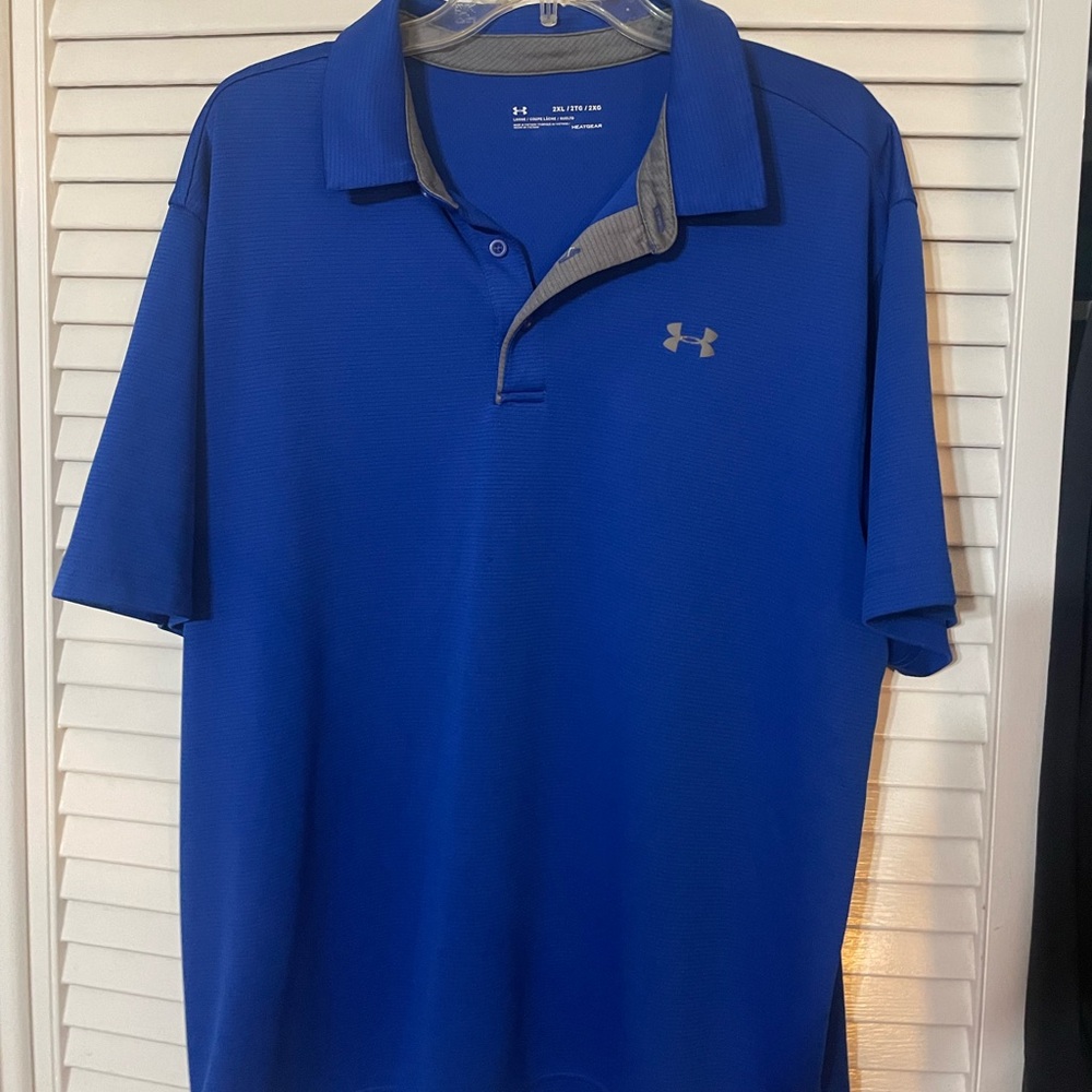 Blue Under Armour Men’s Polo Size XXL